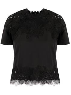 Ermanno Scervino футболка с кружевом