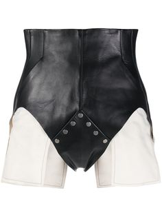 Rick Owens шорты с завышенной талией и наружными карманами
