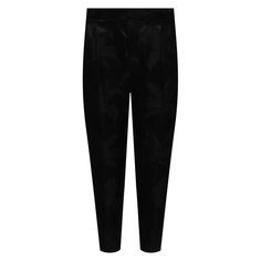 Брюки из вискозы и шелка Saint Laurent