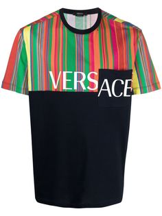Versace футболка с короткими рукавами и логотипом