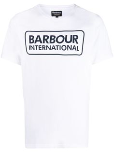 Barbour футболка с логотипом