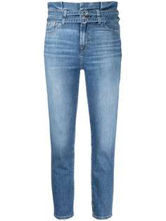 7 For All Mankind джинсы скинни с завышенной талией