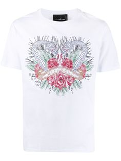 John Richmond футболка Selmar с вышитым логотипом