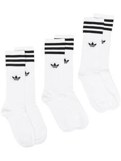adidas комплект из трех пар носков