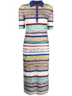 Missoni платье-рубашка в технике кроше