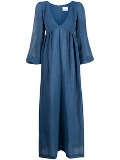 Lisa Marie Fernandez платье макси с V-образным вырезом