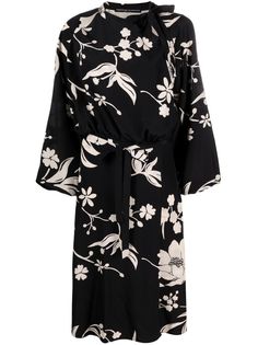 Ermanno Scervino платье с цветочным принтом