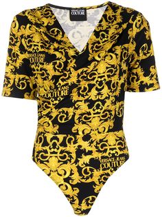 Versace Jeans Couture боди с принтом Barocco