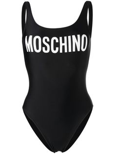 Moschino купальник с логотипом