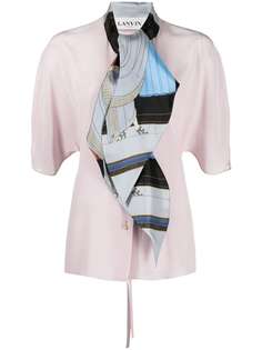 LANVIN блузка с шарфом