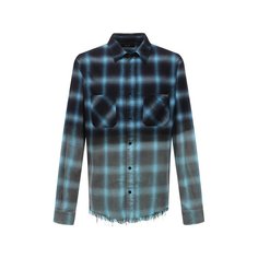 Рубашка из хлопка и вискозы Amiri