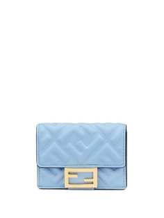 Fendi кошелек Micro Trifold с тисненым логотипом