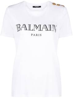 Balmain футболка с логотипом