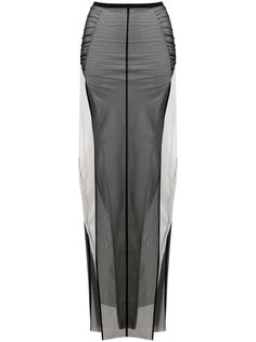 Rick Owens юбка макси с разрезами сбоку