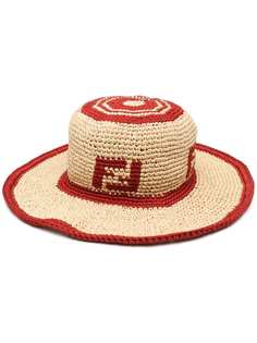 Fendi шляпа с логотипом FF