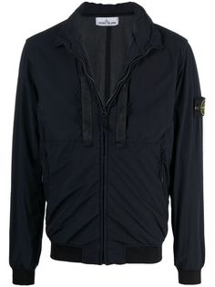 Stone Island легкая куртка с нашивкой-логотипом