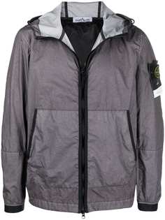 Stone Island легкая куртка с капюшоном