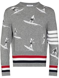 Thom Browne кашемировый джемпер Surfer