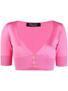 Versace укороченный кардиган