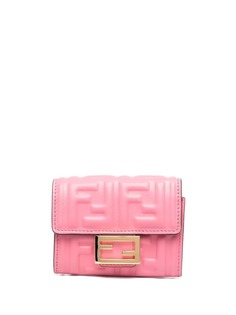 Fendi кошелек Compact Baguette с тиснением