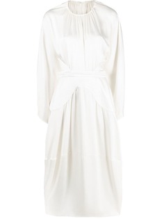 Stella McCartney платье с объемными рукавами и разрезом