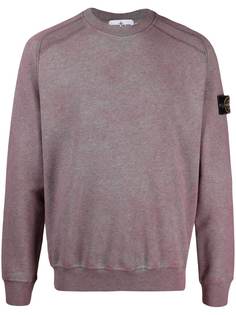 Stone Island толстовка с нашивкой-логотипом