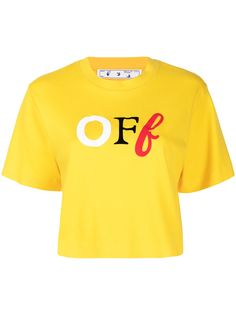 Off-White футболка с логотипом
