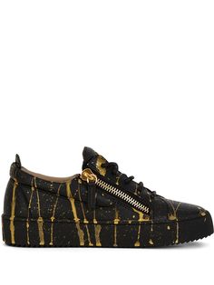 Giuseppe Zanotti кроссовки с эффектом разбрызганной краски