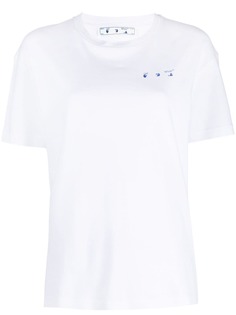 Off-White футболка с логотипом Floral Arrows