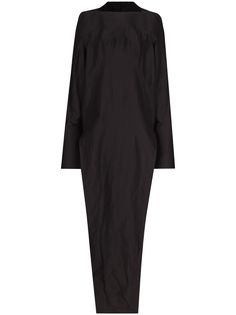 Rick Owens платье макси с длинными рукавами