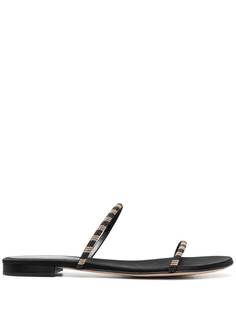 Gianvito Rossi босоножки с кристаллами