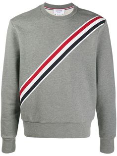 Thom Browne толстовка с полосками RWB