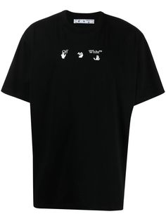 Off-White футболка с логотипом