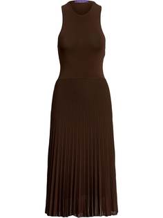 Ralph Lauren Collection плиссированное платье без рукавов