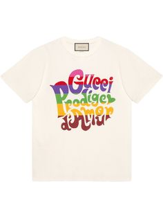 Gucci футболка с принтом Prodige dAmour