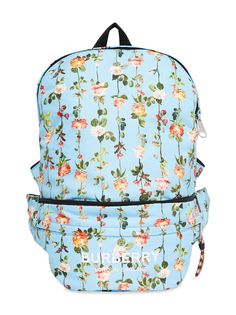 Burberry Kids рюкзак-трансформер с цветочным принтом