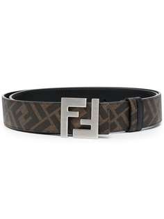 Fendi двусторонний ремень с пряжкой FF