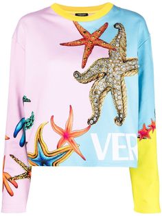 Versace толстовка с принтом