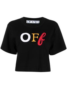 Off-White футболка с логотипом