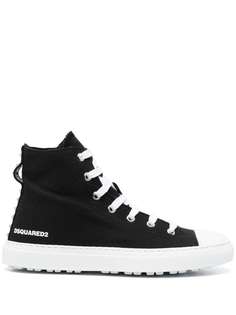 Dsquared2 высокие кеды с логотипом