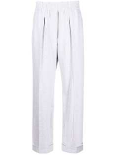 Brunello Cucinelli брюки с завышенной талией и складками