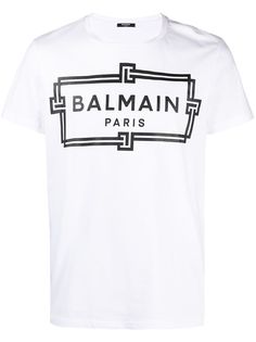 Balmain футболка с короткими рукавами и логотипом