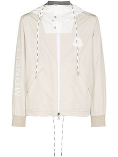 Moncler куртка с кулиской и логотипом