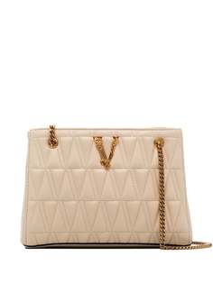 Versace стеганая сумка-тоут Virtus