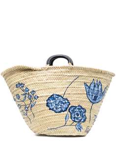 Ralph Lauren Collection сумка-корзина с цветочным принтом