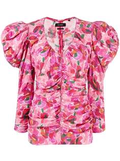 Isabel Marant блузка с цветочным принтом и пышными рукавами
