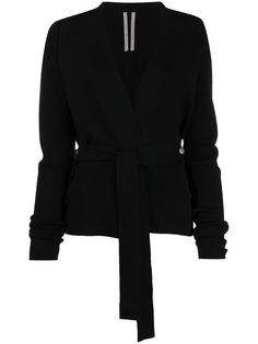 Rick Owens кардиган с запахом и поясом