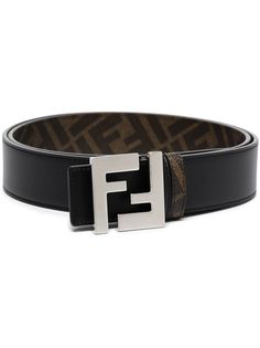 Fendi ремень с пряжкой-логотипом