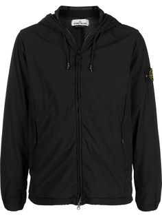 Stone Island легкая куртка с нашивкой-логотипом