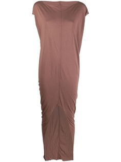 Rick Owens Lilies платье из джерси с разрезом спереди